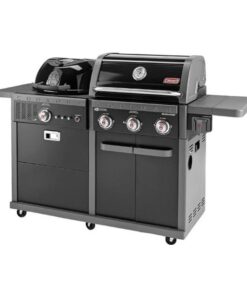 Coleman Revolution Dual Fuel Gas & Charcoal Black Gloss